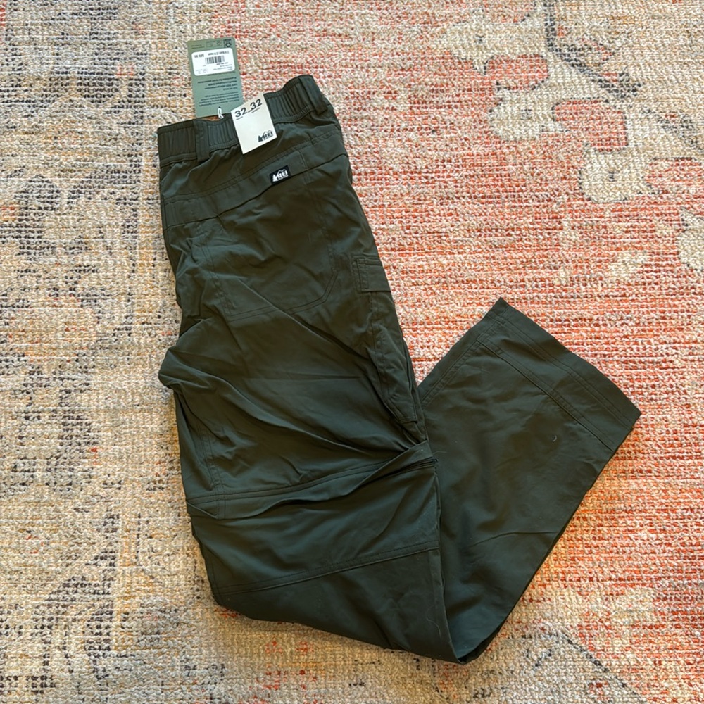 Men's Dark Green Lightweight Trekking Pants